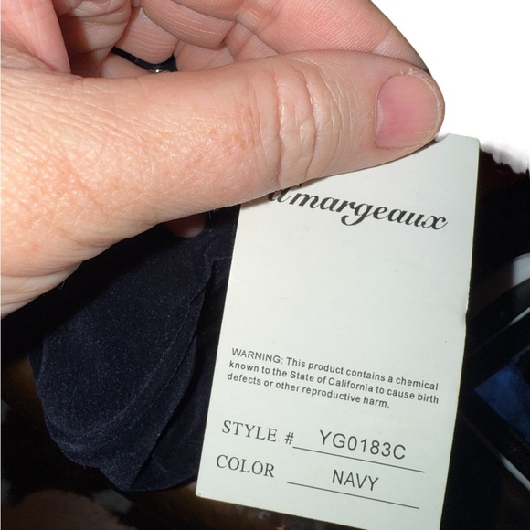 NWT Elegant Navy d’Margeaux Wristlet Clutch - Picture 7 of 12